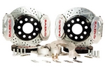 11" Front SS4+ Deep Stage Drag Race Brake System - Clear Powder